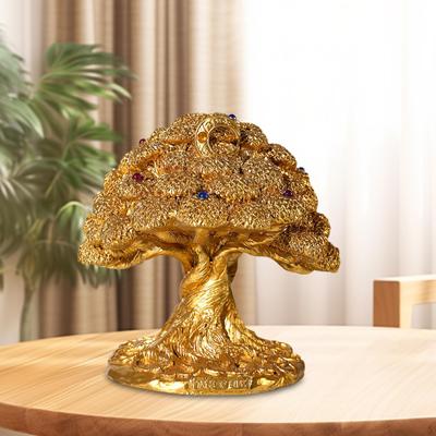 Tree of Life Statue Decorative Craft Resin Art Figurine Sculpture Ornament for Entryway
