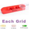 7 Days Pill Medicine Box Weekly Monthly Tablet Holder Storage Organizer Container Case Pill Box Splitters Pharmacy Pill Case