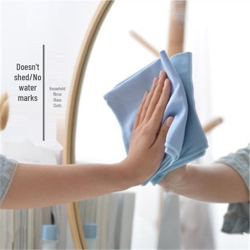 Glass Cleaning Cloth - Lint-Free, No Watermarks, Ideal for Housekeeping and Wine Glasses