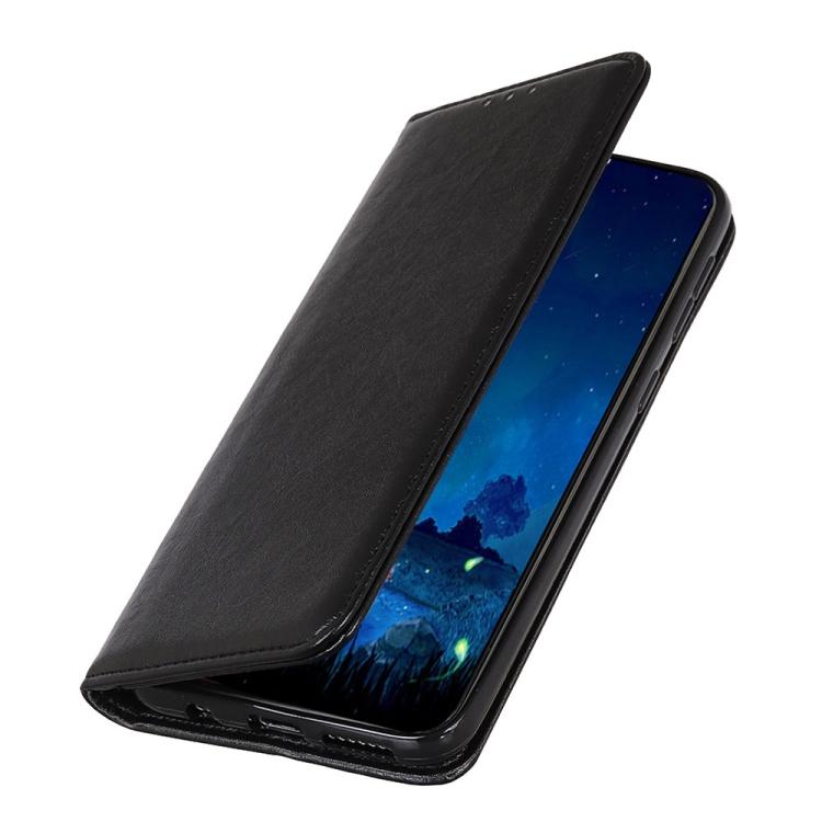 Custodia in Pelle a Flip Orizzontale con Texture Crazy Horse Magnetica per OnePlus Nord con Supporto e Scomparti per Carte e Portafoglio
