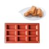 Chocolate Mold - Financier - Orange - Silicone - 9 Cavities - Freezer and Dishwasher Safe Multicolored CAKE MOLD