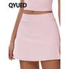 Fashion Nude Feel Yoga Skirts Women's High Waist Exercise Workout Pants Training Pant Bootcut Trousers Stretch Tennis Skirt with Pockets