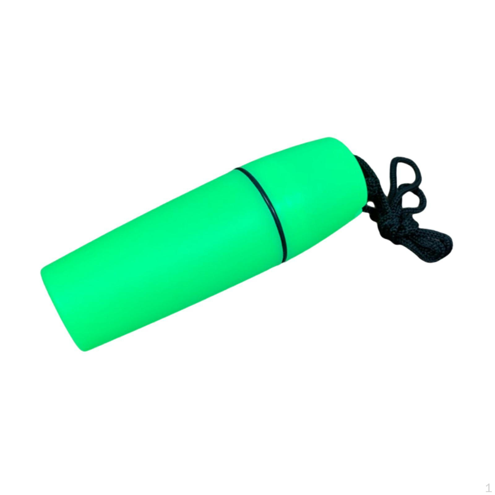 

Waterproof Storage Bottle Portable Container for Fishing Snorkeling Kayaking зелений