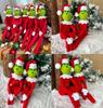 Christmas Grinch Doll Decorations Soft Comfortable And Perfect As Holiday Ornaments And Gifts