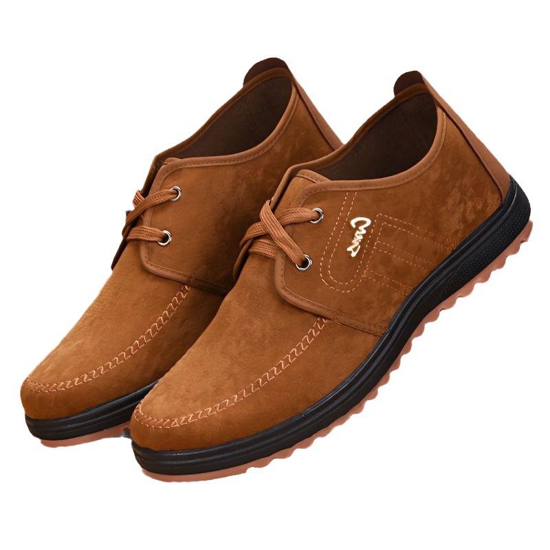 2025 new beef tendon sole old Beijing cloth shoes men's casual shoes non-slip board shoes breathable deodorant comfortable work shoes