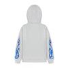 American Flame Embroidered Zip Up Hoodie Mask Streetwear Sweatshirt Men Women Casual Loose Fit Multicolor