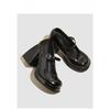 Spot Thick-heeled Small Leather Shoes Heightening Single Shoes, New Temperament Leather French High-heeled Mary Jane Shoes In Autumn 2025