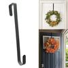 38cm Metal Door Hook Wreath Hanger Rustproof Corrosion Resistant Strong Load-Bearing Christmas Wreath Hanger Decor