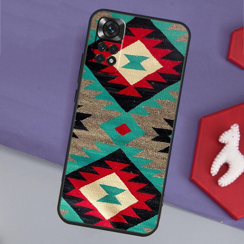 Navajo Print Pattern Funda For Xiaomi Redmi Note 14 13 12 11 Pro 9 10 9S 10S 11S 12S Redmi 14C 10C 12C 13C Case