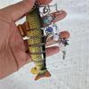 Realistic Fish Accessory Fashionable Keychain Plastic Texture Fish Keyrings Suitable for Party and Casual Outfits