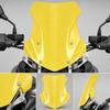 Motorcycle GS Replacement Windshield with Mounting Holes Aerodynamic Contoured Windscreen