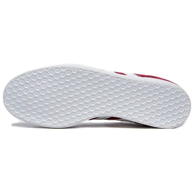 adidas Gazelle Collegiate Burgundy Unisex Sneakers Red Cloud-White Gold-Metallic B41645