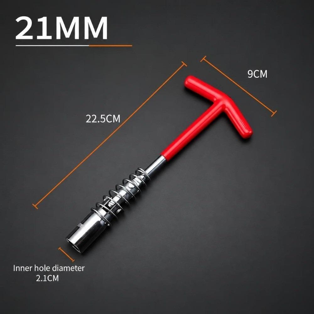 360 Degree Rotation Spark Plug Socket Wrench T-Handle Wrench  for Auto Repair Engine Maintenance