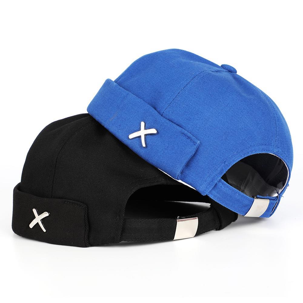 Brimless Skullies Cap Unisex Fashionable Hat Adjustable No Brim Baseball Cap for Men And Women Street Portable Docker Hat