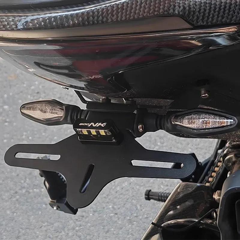 FOR CFMOTO CF800NK 800NK 800 NK  Motorcycle Rear Short Tail Stock Tailstock License Plate Holder Bracket Turn Signal Light