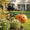 Decorazione Giardino Halloween Strega Girandola, Arte per Cortile Metallo Esterno Palo Fantasioso, Girandola Volante per Prato Patio Sentiero Decorazioni Autunnali