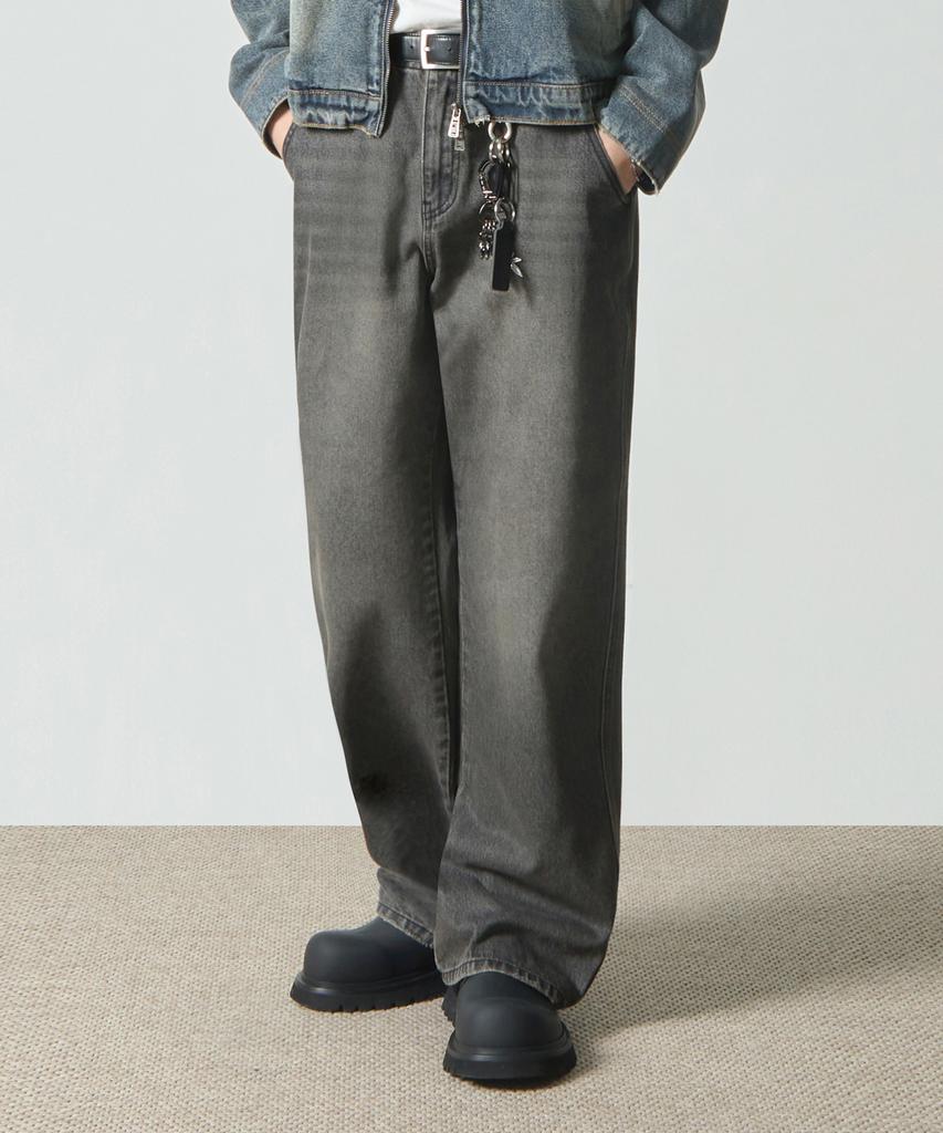 Dimiteulibeullaeg Essential Flare Fit Denim Pants_Vintage Black