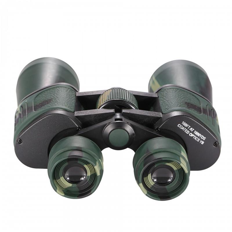 20x50 Camouflage Binoculars Outdoor Hiking Birdwatching Hunting Travel Clear Optical Glass Lens