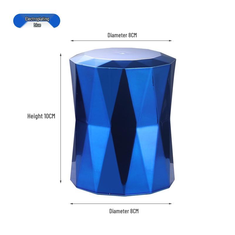 Electroplated Diamond Grid Dice Shaker Cup with Custom Logo