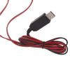 USB 5V2A to 1.5V1A LR14 C Battery Elimination Cable Convenient Dummy Battery Power Supply Adapter Cord for Toy Clock