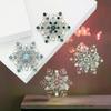 Broches de Copo de Nieve de Pedrería de Lujo de Moda Para Ropa de Mujer Abrigo Joyería Accesorios Regalos