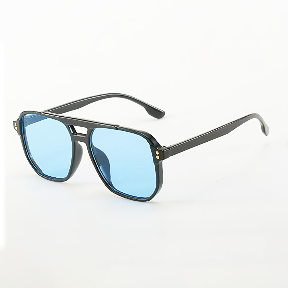 New In Simple Square Sunglasses For Women Leopard Print Alternating Glasses With Gradient Lenses Lightweight Sunglasses