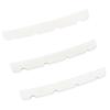 3Pcs Curved Bottom Bass Nut 4 String Slotted Bone Bass Nut Replacement for Fender