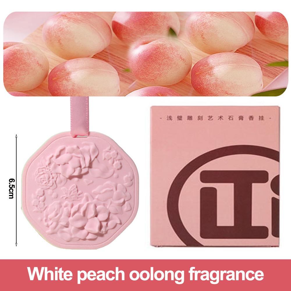 Pandantiv Aromaterapie Auto Foaie Embosată Tablete Parfumate Gips Odorizant de Aer Interior Auto Accesorii Decorative pentru Eliminarea Mirosurilor