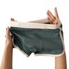 Lenjerie boxer pentru bărbați, cu talie medie, cu elasticitate ridicată, pantaloni scurți, chiloți, culoare mozaică, lenjerie de corp cu nervuri U-convexe