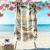 Hammock Between Palm Trees Sunset Scene Beach Towel Quick-drying for Travel Outdoor Sports Jogging Beach and Swimming