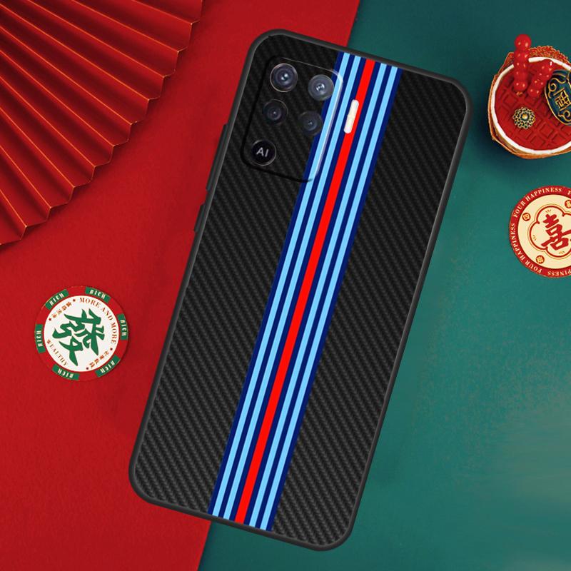 

Racing Stripes racer Car For OPPO A53 A5 A9 A15 A17 A57 A77 A96 A76 A16 A54 A74 A94 A98 A78 A58 A52 A72 A54S Case OPPO A54s