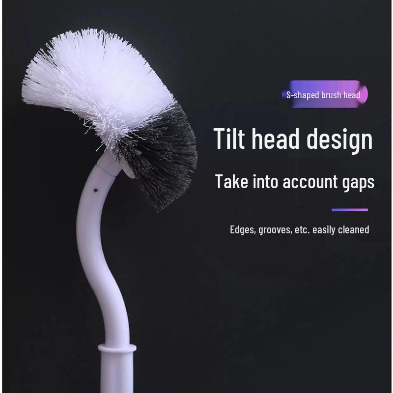 Wall-Mounted Multifunctional Elbow Toilet Cleaning Brush