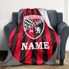 Custom Name FC Ingolstadt Team Crest blanket for Couch & Bed, Plush Cozy Fuzzy Blanket Super Soft & Warm Blankets for Fall and Winter. 0908277