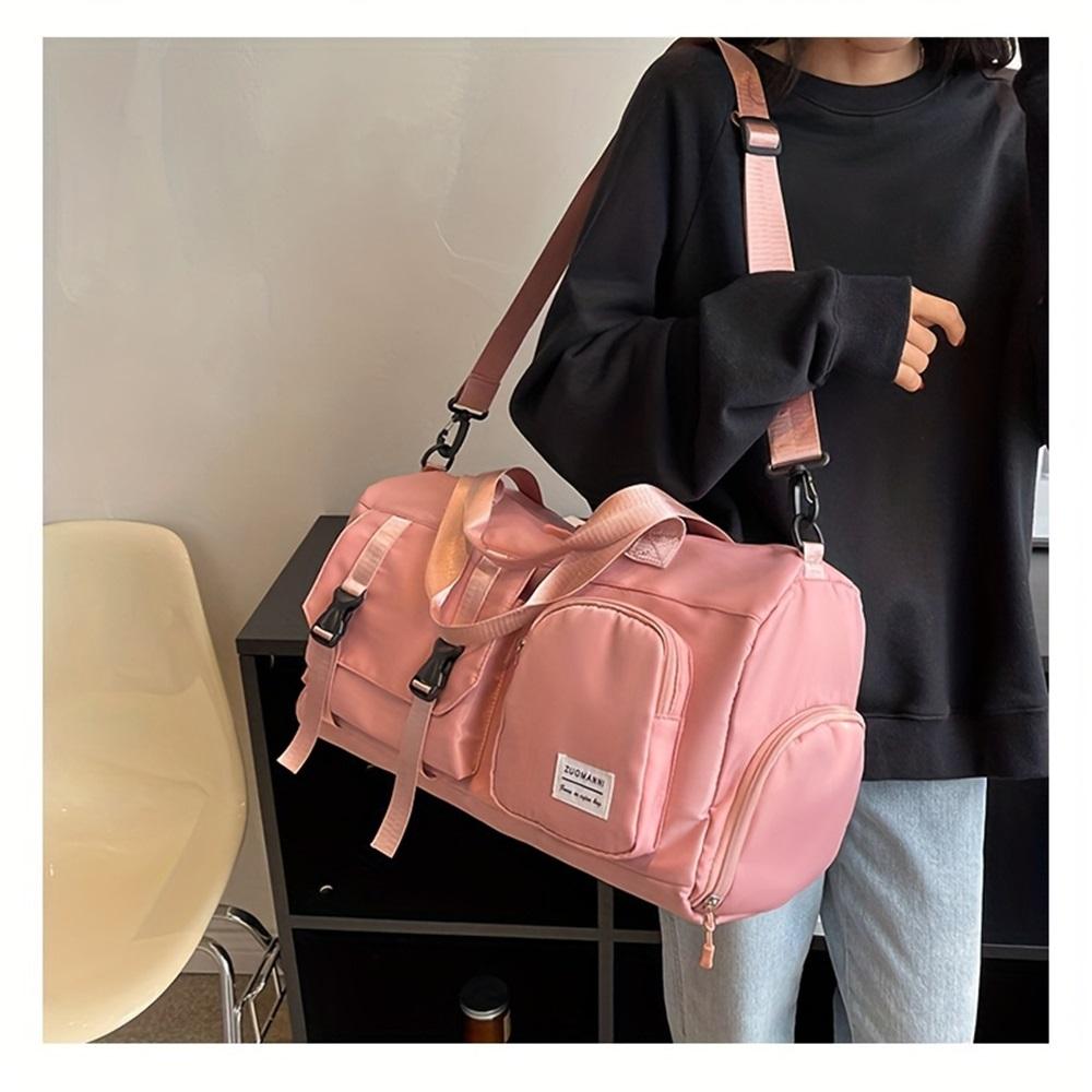 Hochwertige Reisetasche mit großem Fassungsvermögen  Polyester  Verstellbarer Schultergurt, Mehrere Taschen, Sicherer Reißverschluss  Reisen, Sport, Fitnessstudio