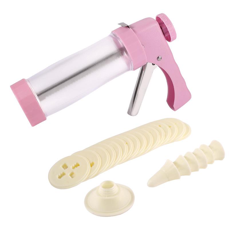 Cookie Decorating Set: Gun, Molds, Nozzles, Melting Tools, DIY Icing for Perfect Bakes