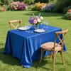 Satin Table Cover Rectangle Silky Soft Table Cloth, Satin Dining Tablecloths for Wedding Banquet Table Decoration, Dining Room