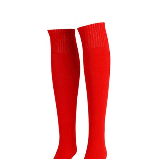 1 pár sportovních ponožek Jednobarevné Unisex Fotbalové ponožky Protiskluzové Spandex Kolenní ponožky pro Hokejisty Fotbalisty