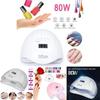 Professional Sun-x5plus 80w Nail Lamp Uv Led Light With Auto Sensor For Gel Curing