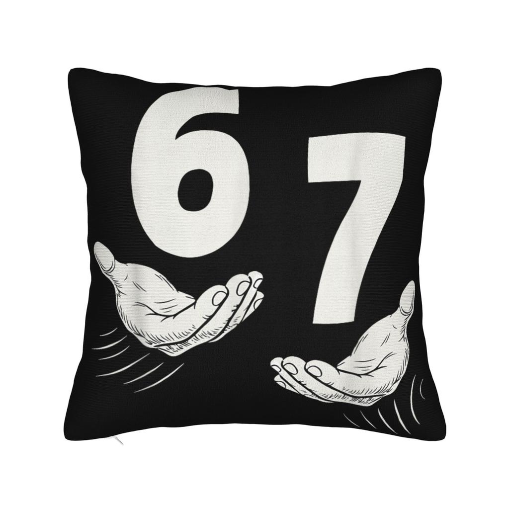 Soccer 67 Six Seven Pillow Case  Vintage Pillow Cover Custom Pillowcases For Wedding Party Home Decor