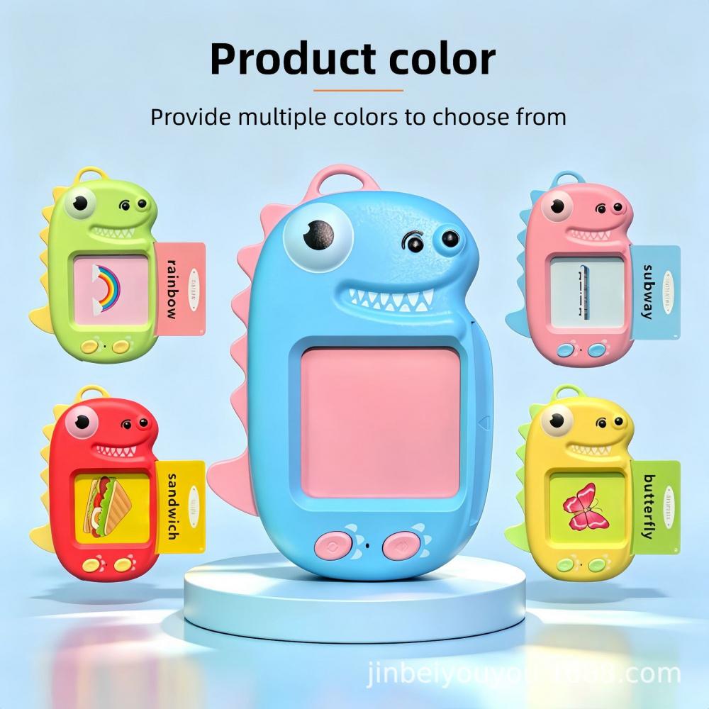 Baby Insert Flash Card Reader Machine, Kids Early Language Learning Educational Reading Toy, Intellectual Development Toy Gift for Toddlers