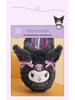 Sanrio Kuromi Plush Slippers for Girls: Cute, Cozy Cotton for Autumn/Winter, Indoor Parent-Child Matching