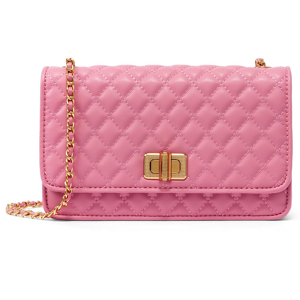 New CHARLES&KEITH Polyurethane Small Ck Bag Crossbody Shoulder Bag Small Size Women's Black/Beige/Green/Lilac/Pink CK2-70680973-4