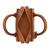 Coach 15 Logo Removable Shoulder Strap Crocodile Embossed Leather Shoulder Crossbody Handbag Mini Women's Washed Orange