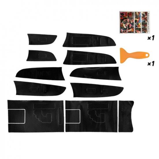 For LEXUS IS250 IS300 2006-2012 Console Gear Shift Box Panel Cover Carbon Fiber