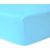 Fitted Sheet 180 X 200 Cm - SKY BLUE 100% Cotton 57 Threads/cm