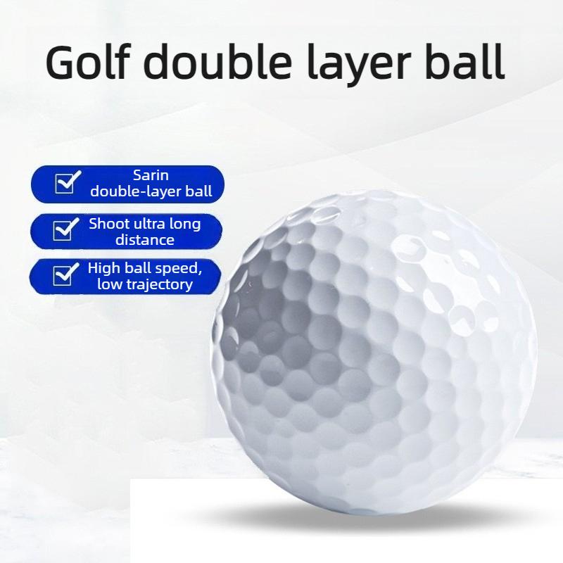 Golf-Doppelschicht-Wettkampfball, Golf-Doppelschicht-Sarin-Wettkampfball, 42,7 mm Long-Distance-Ausdauer-Golf-Übungsball