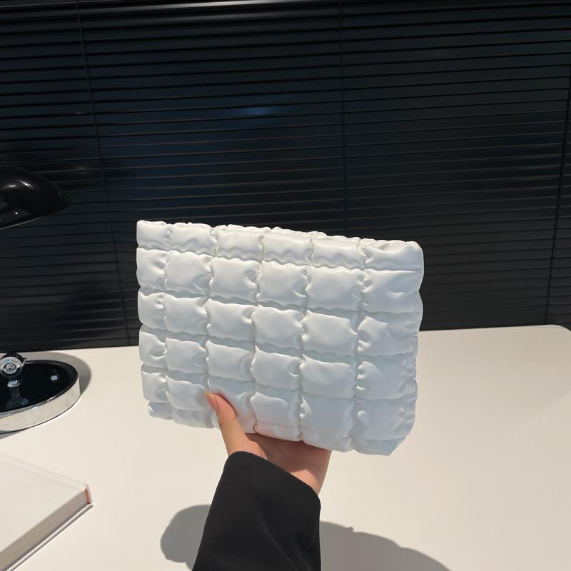 Koreanische Version von lässiger Kosmetiktasche mit großem Fassungsvermögen, Nischendesign, ausländischer Stil, 2025 neue Mode, einfache Damen-Clutch ohne