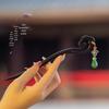Elegant Ebony Flower Hairpin for Women – Ancient Style, High-End Feel, Simple Chinese Design, Perfect for Daily Use.