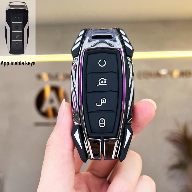 BYD Han Key Fob Cover for DMP Dolphin, Seal EV, Yuan Pro, Tang, Qin, Song Plus DMI Cars