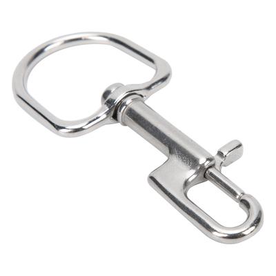 Stainless Steel Diving Single Ended Snap Clips Single Eye Bolt Snap Hooks Buckle110mm/4.3in